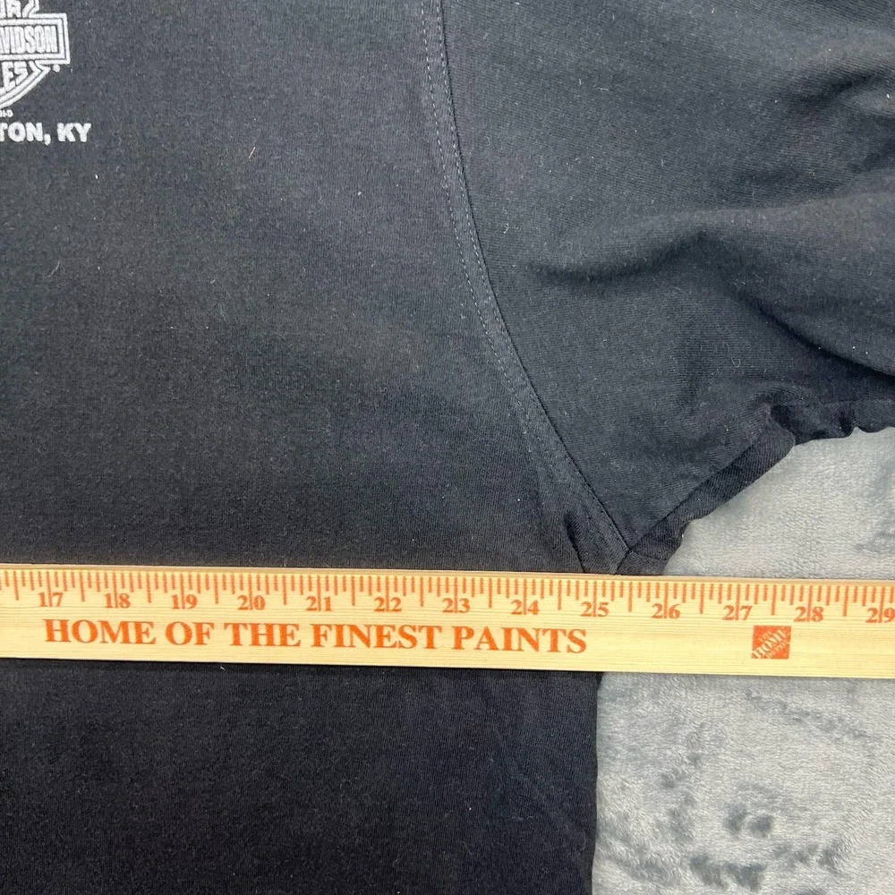 Harley‎ Davidson Men's XXL Man O'War Lexington Kentucky Black Polo  100% Cotton